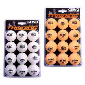 GEWO 40+ 3 Star Table Tennis Training Ball (12 pack) Gewo