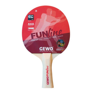 GEWO Fun-Starter Ping Pong Paddle (Set of 4) GEWO