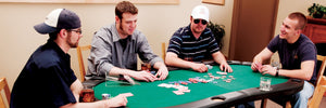 Fat Cat Folding Texas Hold'em Poker Table GLD Products
