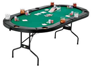Fat Cat Folding Texas Hold'em Poker Table GLD Products