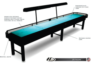 Hudson Octagon Shuffleboard Table Hudson Shuffleboards