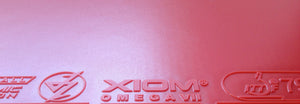 XIOM Omega VII Tour Offensive Table Tennis Rubber Xiom