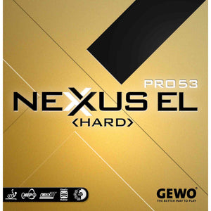 GEWO Nexxus EL Pro 53 Hard Offensive Table Tennis Rubber GEWO
