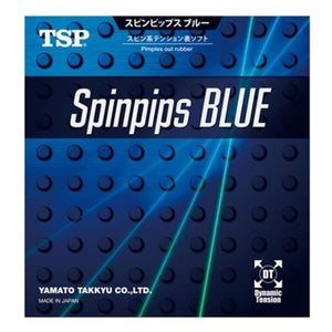 TSP Spinpips Blue Short Pips Ping Pong Rubber TSP