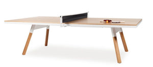 Luxury Ping Pong Tables: Introducing the All-New RS Barcelona You & Me Oak Ping Pong Table