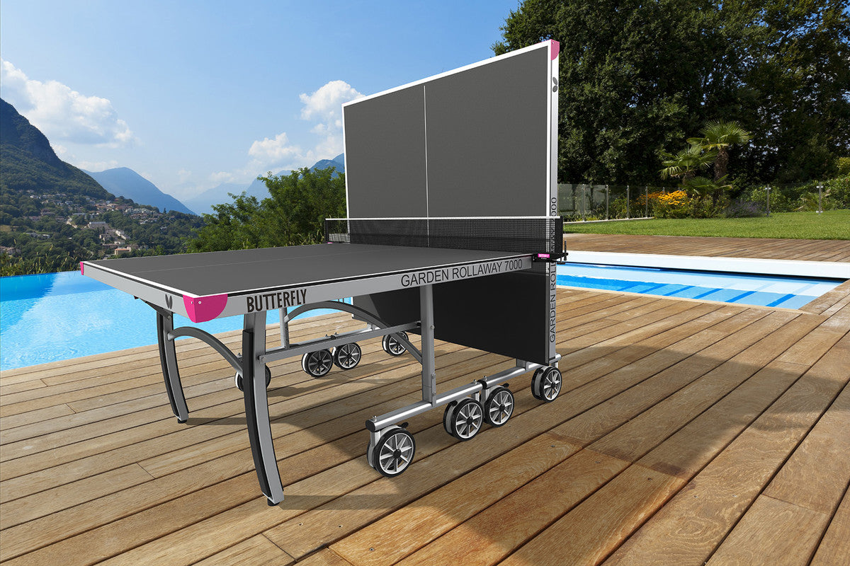 Butterfly Garden 7000 Outdoor Table Tennis Table Butterfly