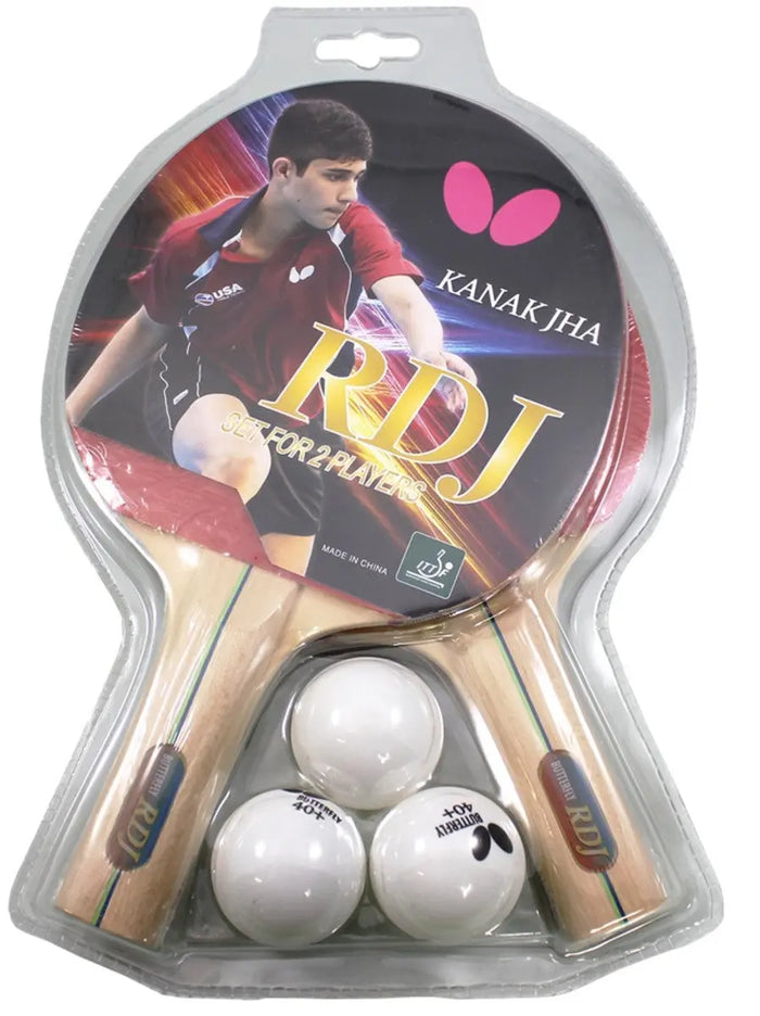 Butterfly RDJ Ping Pong Racket Set