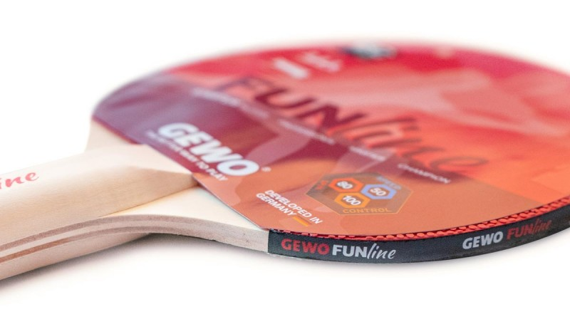 GEWO Fun-Starter Ping Pong Paddle (Set of 4) GEWO
