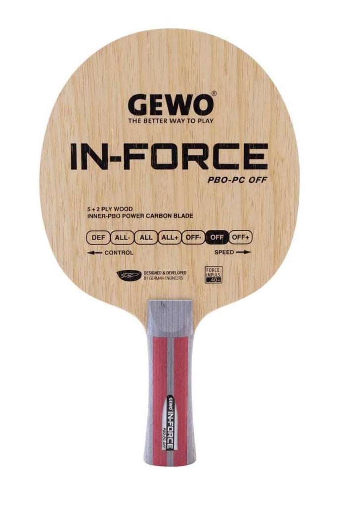 GEWO In Force PBO-PC Offensive Table Tennis Blade