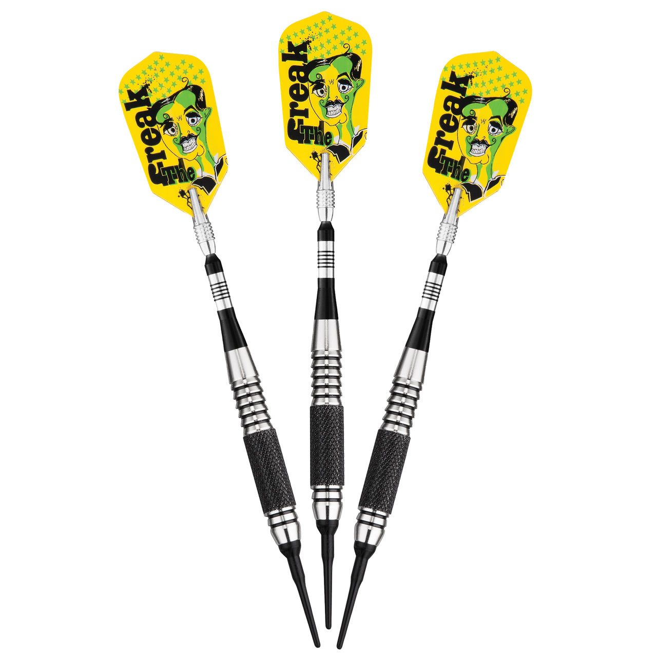 THE FREAK SOFT TIP DARTS KNURLED AND GROOVED BARREL 18 GRAM - VIPER GLD Products