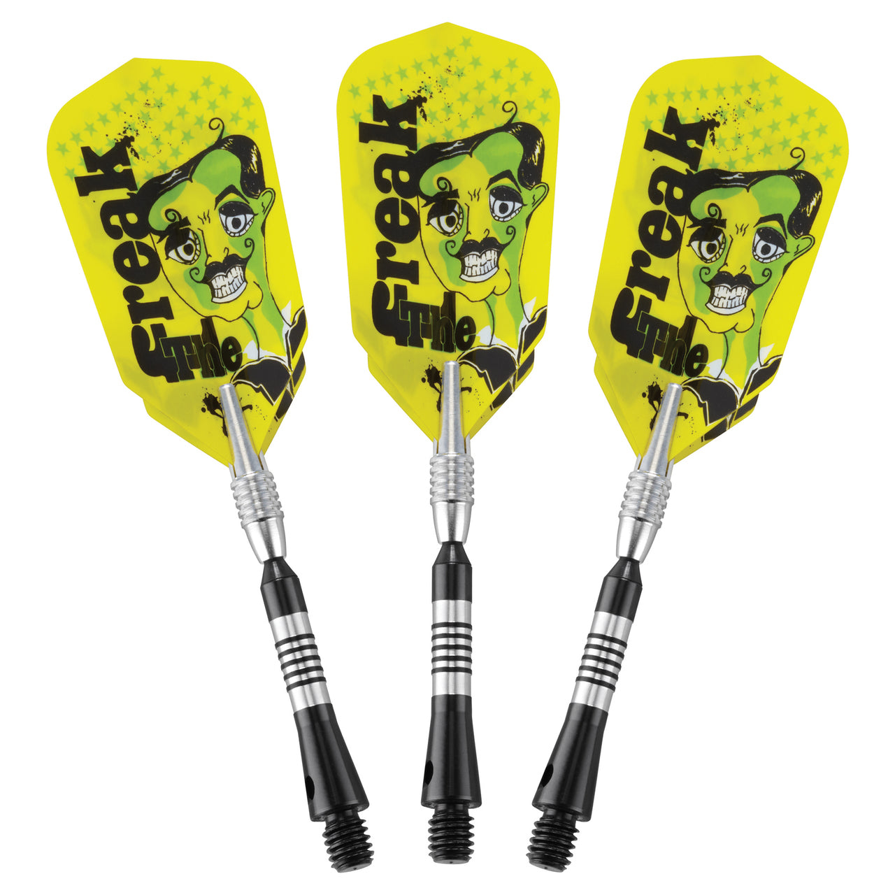 THE FREAK SOFT TIP DARTS 3 KNURLED RINGS BARREL 18 GRAM - VIPER GLD Products