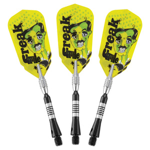 THE FREAK SOFT TIP DARTS 3 KNURLED RINGS BARREL 18 GRAM - VIPER