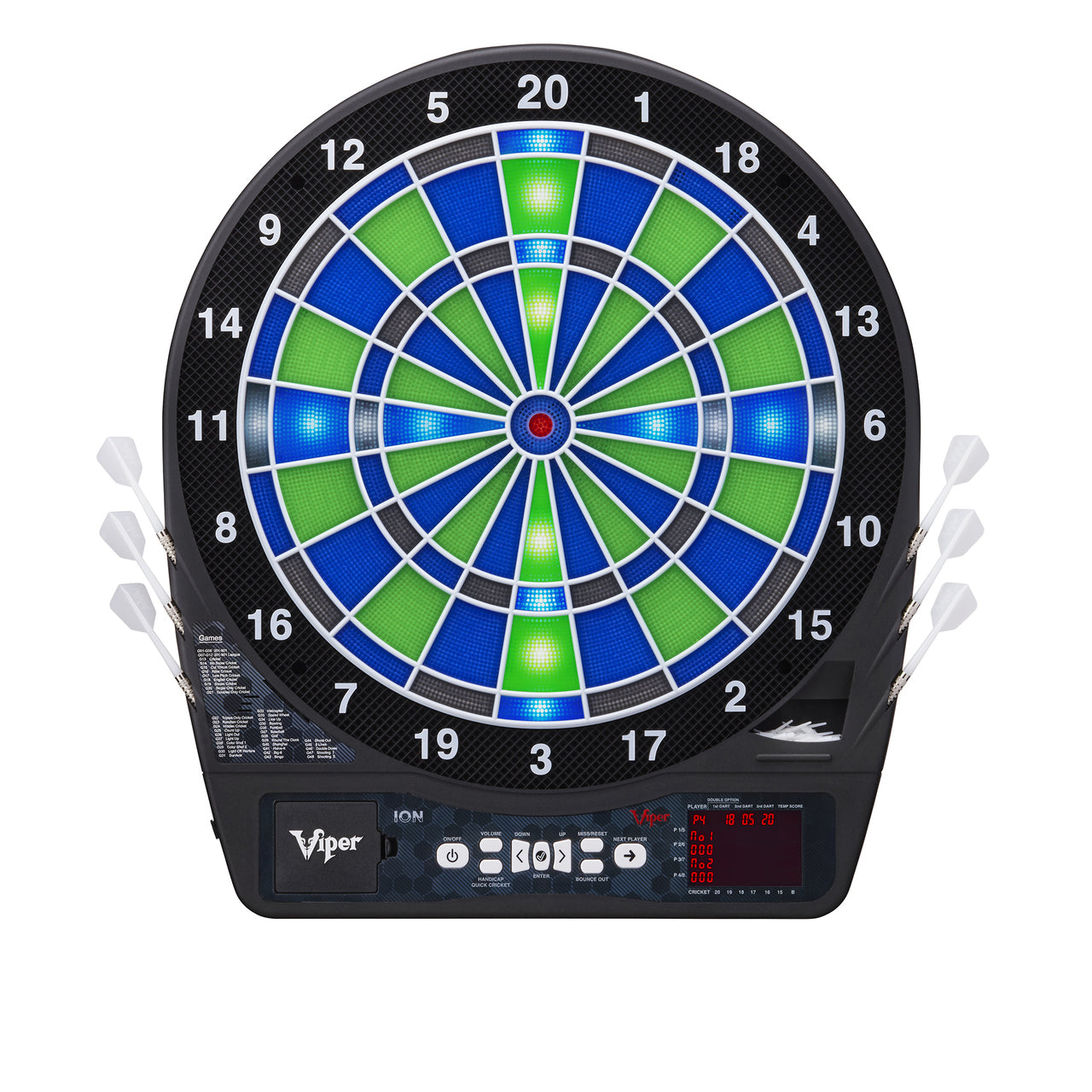 VIPER ION LED ILLUMINATED DARTBOARD GLD Products
