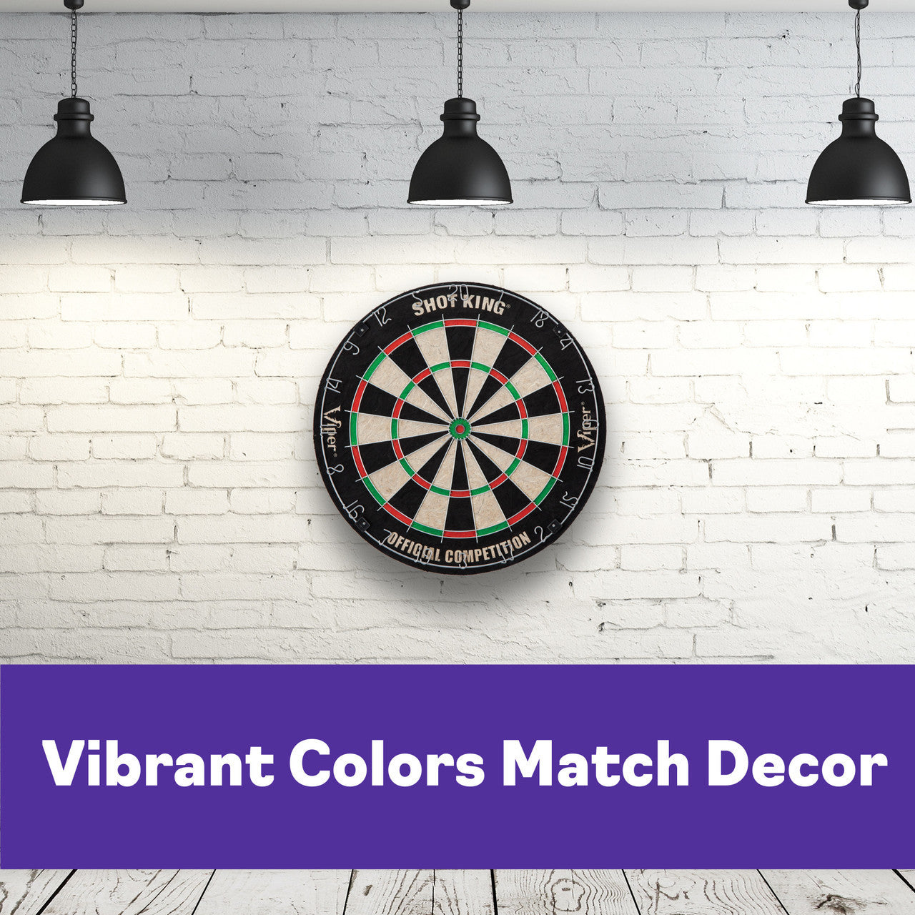 VIPER SHOT KING BRISTLE DARTBOARD GLD Products