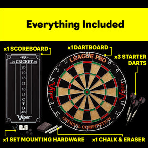 Viper League Pro Sisal Bristle Dartboard