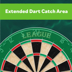 VIPER LEAGUE SISAL BRISTLE DARTBOARD