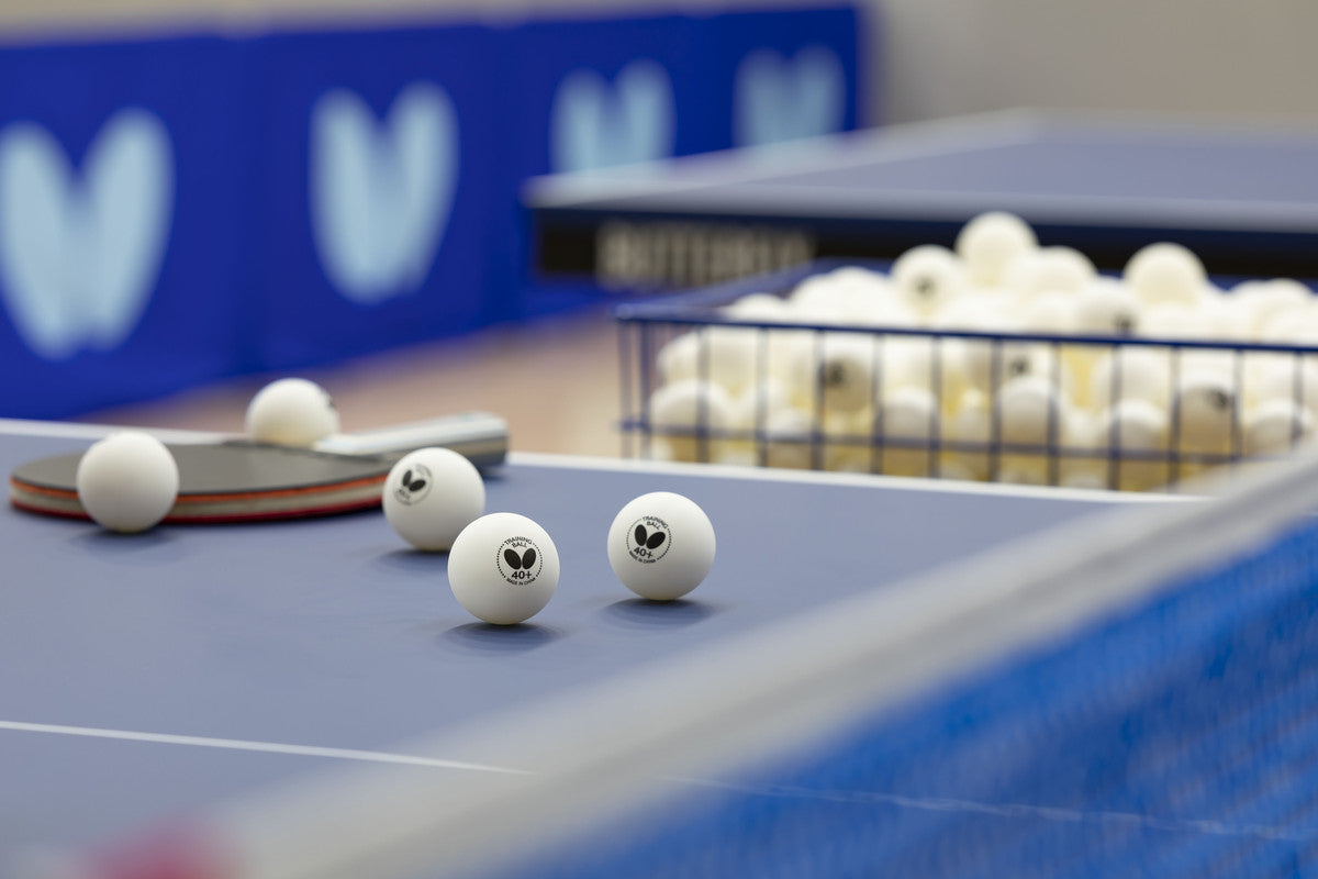 Butterfly 40+ Training Table Tennis Balls (12 or 120 Pack) Butterfly