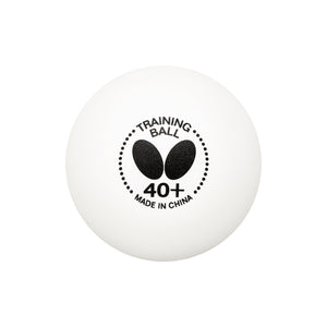 Butterfly 40+ Training Table Tennis Balls (12 or 120 Pack)