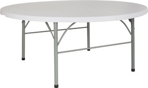 Flash Furniture Round Bi-Fold Cards Table