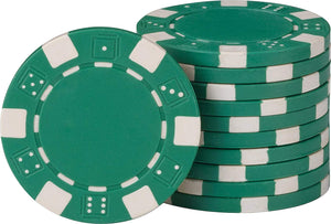 Fat Cat 500 Count Texas Hold'Em Dice Poker Chip Set