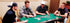 Fat Cat Tri-Fold Poker Table Top GLD Products