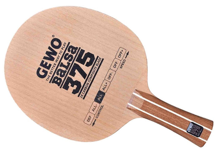 GEWO Balsa Carbon 375 Allround Table Tennis Blade