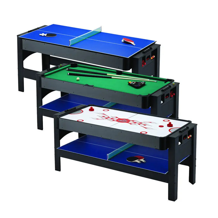 Fat Cat 72" 3-in-1 Flip Multi Game Table