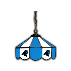 CAROLINA PANTHERS 14-IN. STAINED GLASS PUB LIGHT Imperial
