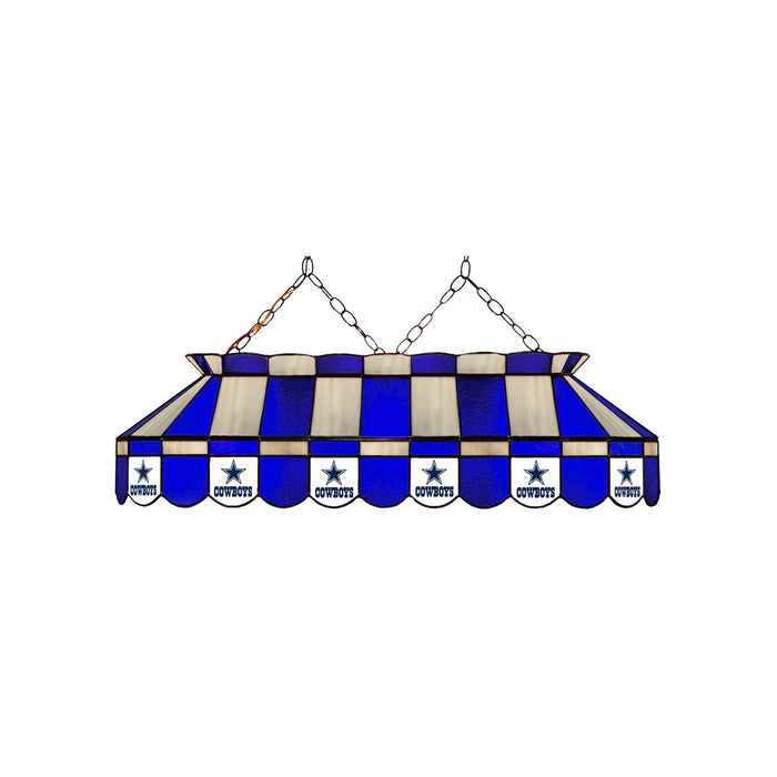 DALLAS COWBOYS 40-IN. STAINED GLASS POOL TABLE LAMP