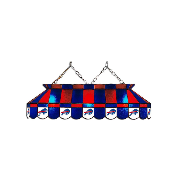 BUFFALO BILLS 40-IN. STAINED GLASS POOL TABLE LAMP