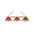 CINCINNATI BENGALS 3 SHADE GLASS LAMP Imperial
