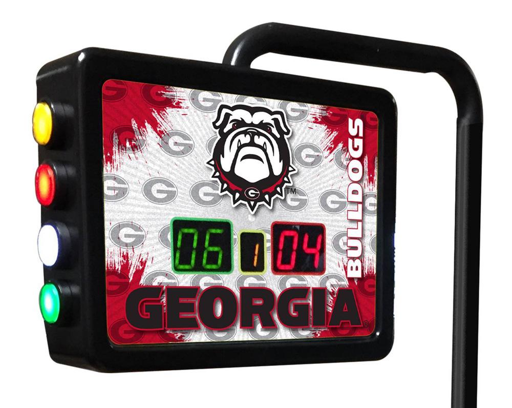 Georgia Bulldogs 12-foot Shuffleboard Table Holland Bar Stool Co.