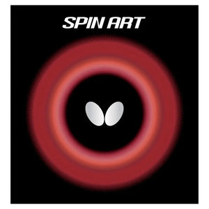 Butterfly Spin Art Table Tennis Rubber