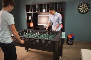 Regulation Size Greyson Foosball Table with Ball Return & Leg Levelers