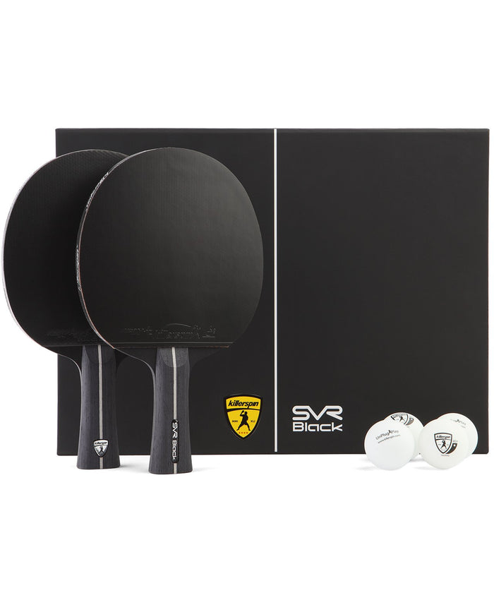 Killerspin SVR 2U Black Ping Pong Paddle Set