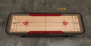 Venture 9' Classic Bank Shot Shuffleboard Table Venture