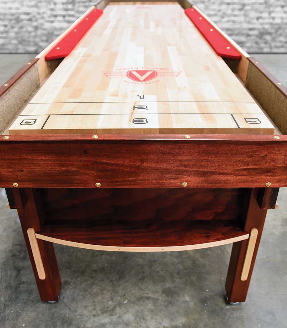 Venture 12' Grand Deluxe Cushion Shuffleboard Table Venture