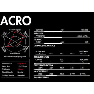 XIOM Acro Allround Plus Table Tennis Blade