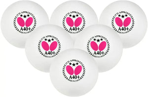 Butterfly A40+ 3-Star Table Tennis Balls (3 or 12 Count)