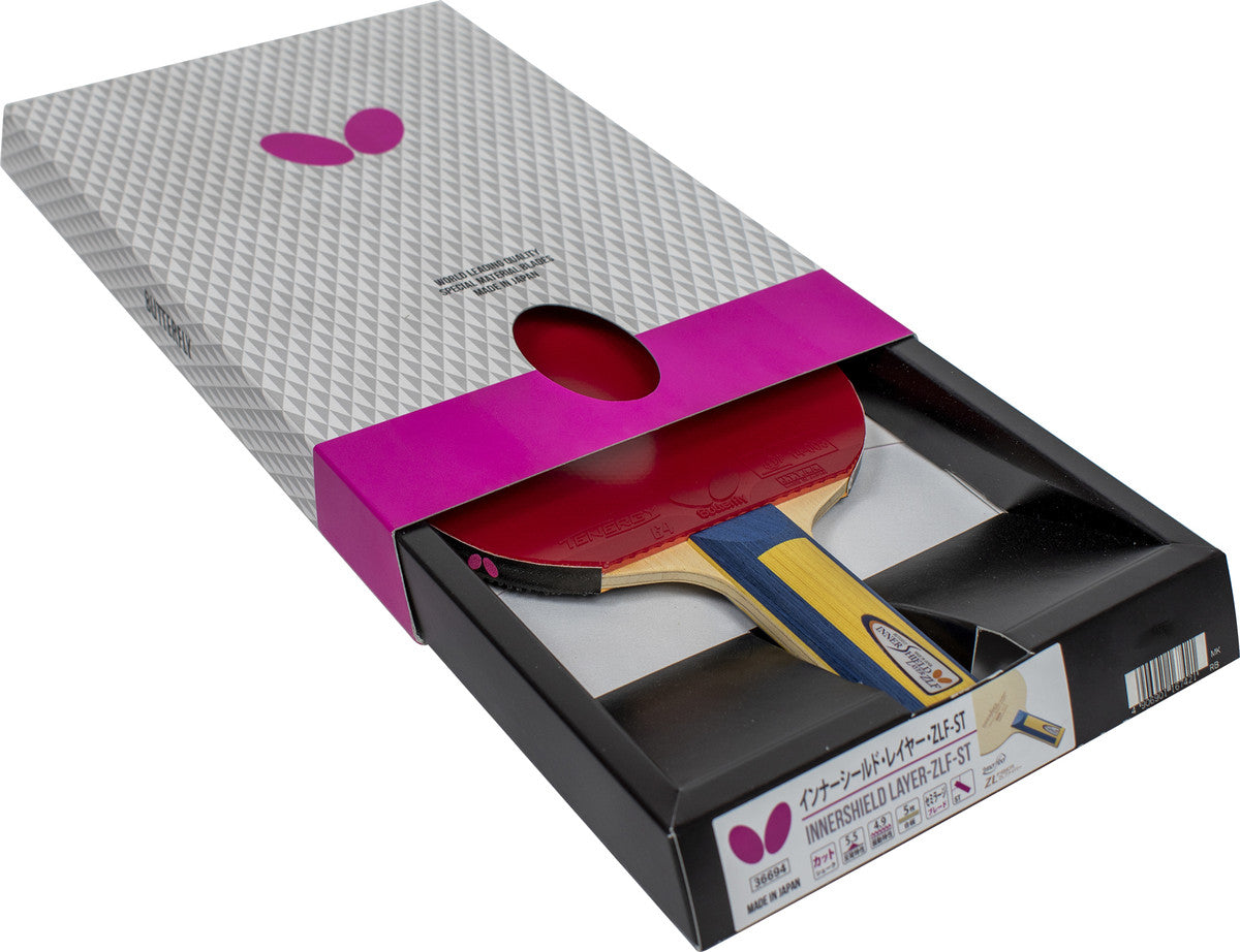 Pro Line Racket Rack Butterfly Innershield Layer ZLF Pro-Line Table Tennis Racket – eTableTennis