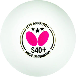 Butterfly S40+ 3-Star Table Tennis Balls