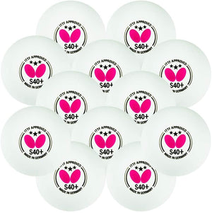 Butterfly S40+ 3-Star Table Tennis Balls