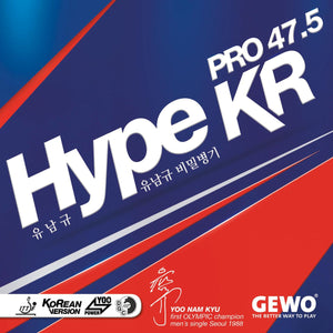 GEWO Hype KR Pro 47.5 Offensive Table Tennis Rubber GEWO