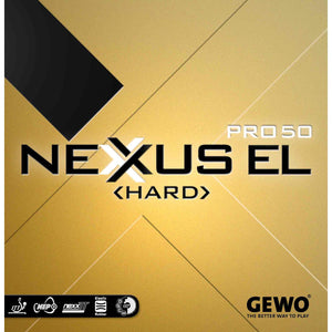 GEWO Nexxus EL Pro 50 Hard Offensive Table Tennis Rubber GEWO