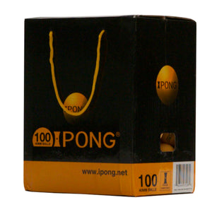 iPong 2-Star Orange Table Tennis Balls (100 count)