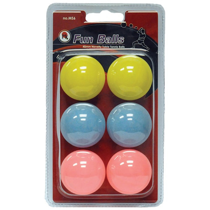 Martin Kilpatrick 2-Star Fun Table Tennis Balls (6 pack)