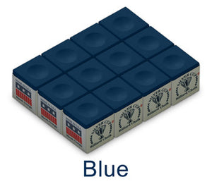 Billiard Chalk Cube - Blue Silver Cup