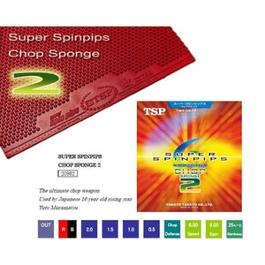 TSP Super Spinpips Chop 2 Sponge Table Tennis Rubber