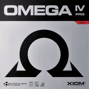 XIOM Omega IV Pro Version Offensive Table Tennis Rubber
