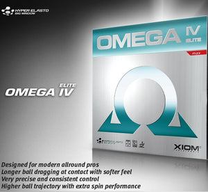 XIOM Omega IV Elite Offensive Table Tennis Rubber